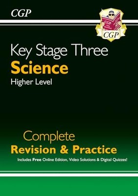 CGP Books - New KS3 Science Complete Study  Practice - Higher with O - G245z