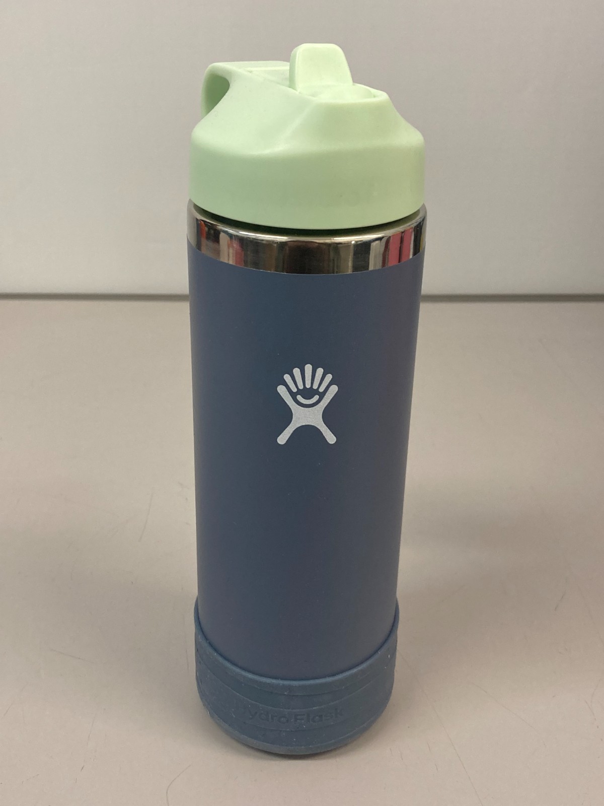 With Straw Cap 18oz Green/gray