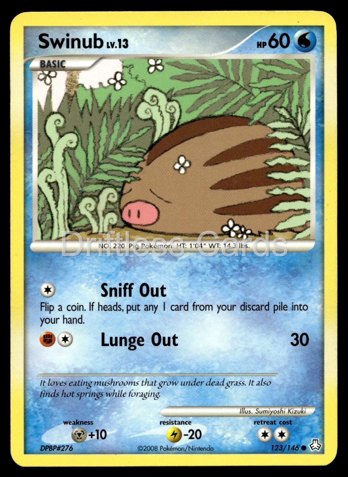 Swinub 123/146 Common Legends Awakened Pokemon LP