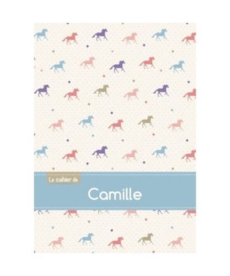 Le cahier de Camille: Le cahier de Camille - Séyès, 96p, A5 - Chevaux, Collect