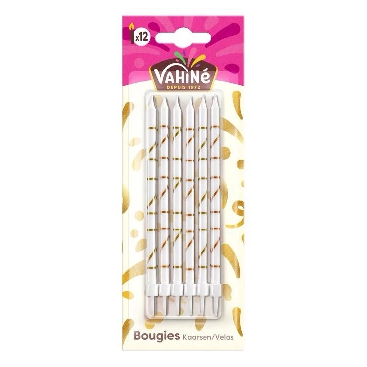 VAHINE bougie longues pour gâteau d'anniversaire - Photo 1/1