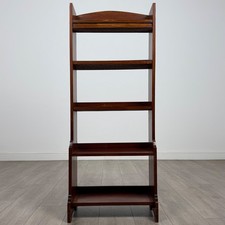 Antique 20th Century Good Quality Open Bookcase In Mahogany ( REF AF-5131 )