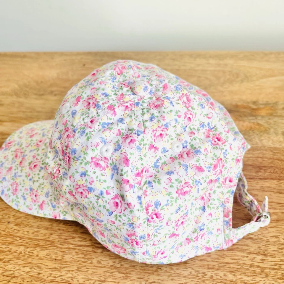 Polo Ralph Lauren Niñas Gorra Sombrero Floral Poni Talla 7-16 Foto 3 de 4