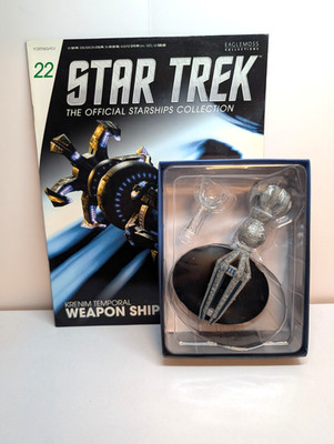 Eaglemoss Star Trek Starships #22 Krenim Temporal Warship with Magazine