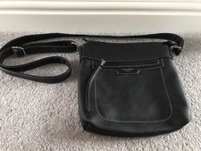 Borsa a mano donna David Jones nera in ecopelle tracolla