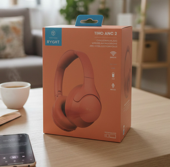 Casque bluetooth Ryght Tiho ANC 2 protégez vos oreilles du bruit urbain avec style