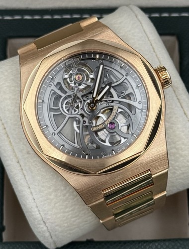 Girard Perregaux Laureato Skeleton 81015-52-002-52A 42mm Rose Gold 2023