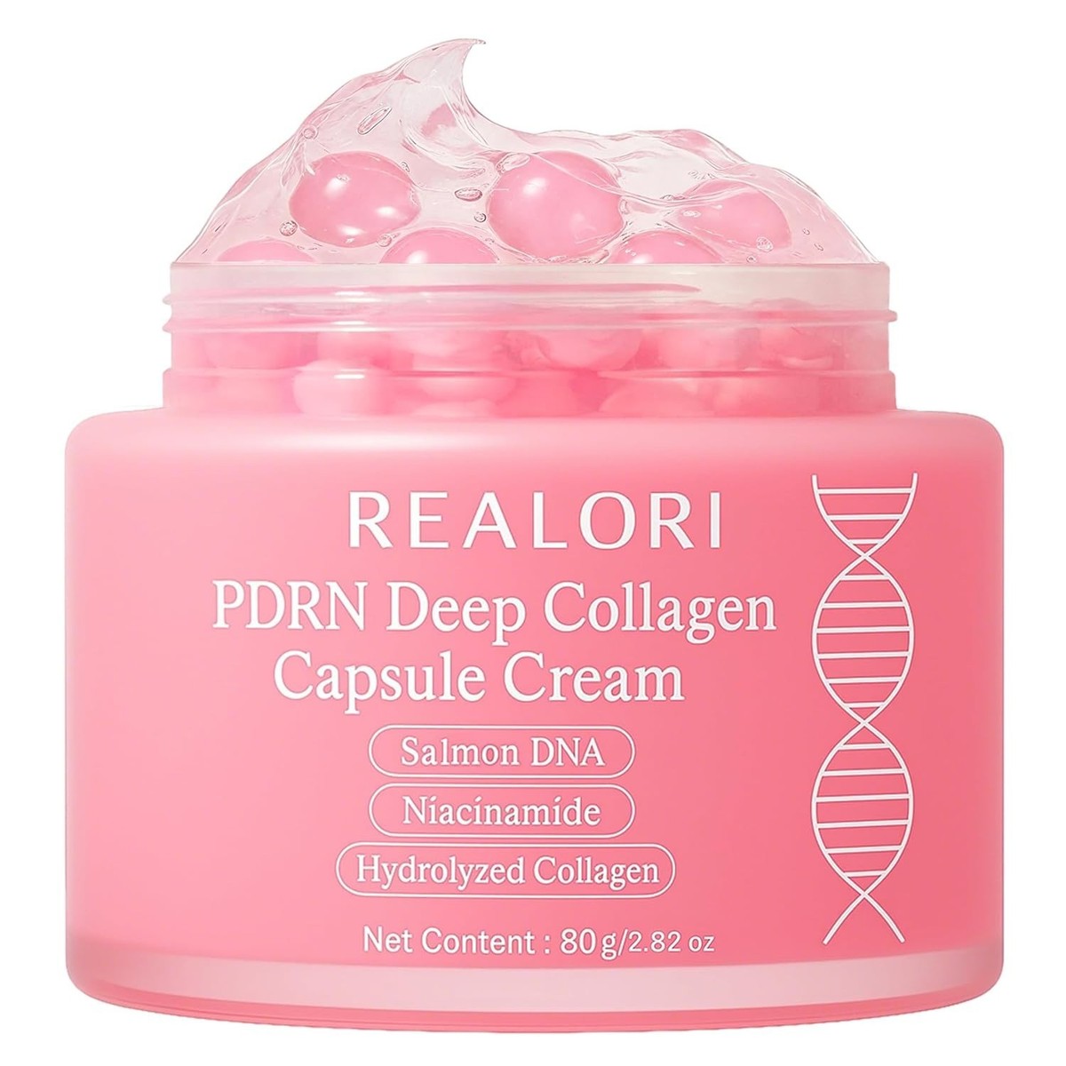 PDRN Pink Collagen Capsule Cream – Korean Skin Care Boba