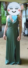 Women's Eucalyptus Green Azazie Gown/Dress Size 0-2 Great Condition