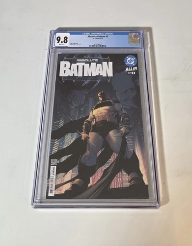 🔥 Absolute Batman #5 CGC 9.8 Graded Cover A 1st Printing Snyder Dragotta 🔥