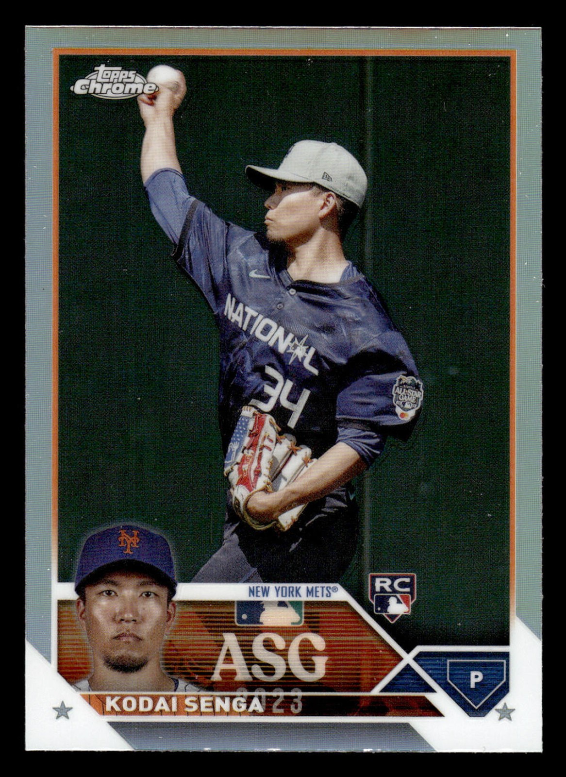 2023 TOPPS CHROME UPDATE ALL-STAR GAME REFRACTOR #ASGC-39 KODAI SENGA RC NM