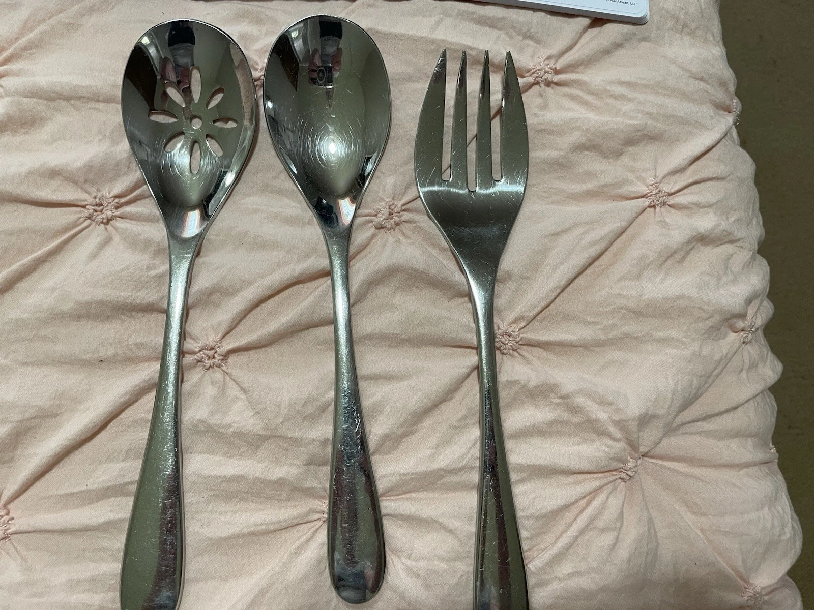 Vintage Pfaltzgraff Sonya 18/8 Stainless Flatware and Serving Set