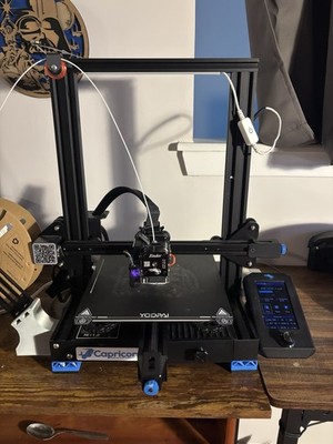 Upgraded Ender 3 v2 with remote raspberry pi control (klipper + mainsail)