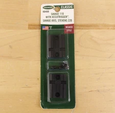 Weaver Rifle Scope Aluminum Base Pair For Savage 110 w/AccuTrigger & Stevens 220
