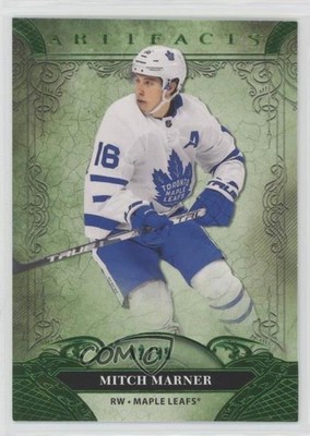 2020-21 Upper Deck Artifacts Stars Emerald /99 Mitch Marner #127 a3q