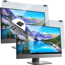 2 Pack 23-24 Inch Computer Screen Blue Light Blocker for Diagonal 23,23.6,23....