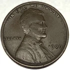 1909 P Lincoln Wheat Cent Penny Fine Condition "Actual Coin Pictured" - 2235