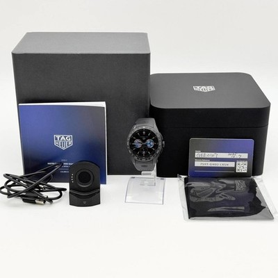 TAG Heuer Black DLC Coated Connected Carry Bar E5 Digital Dial w/Box, Manual