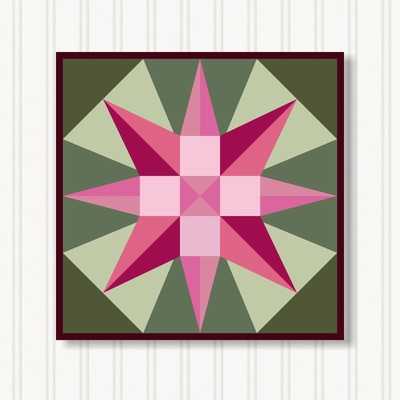 Barn Quilt Square, 8 Sizes, Outdoor & Indoor Wall Art, Home Decor, BQ056-07