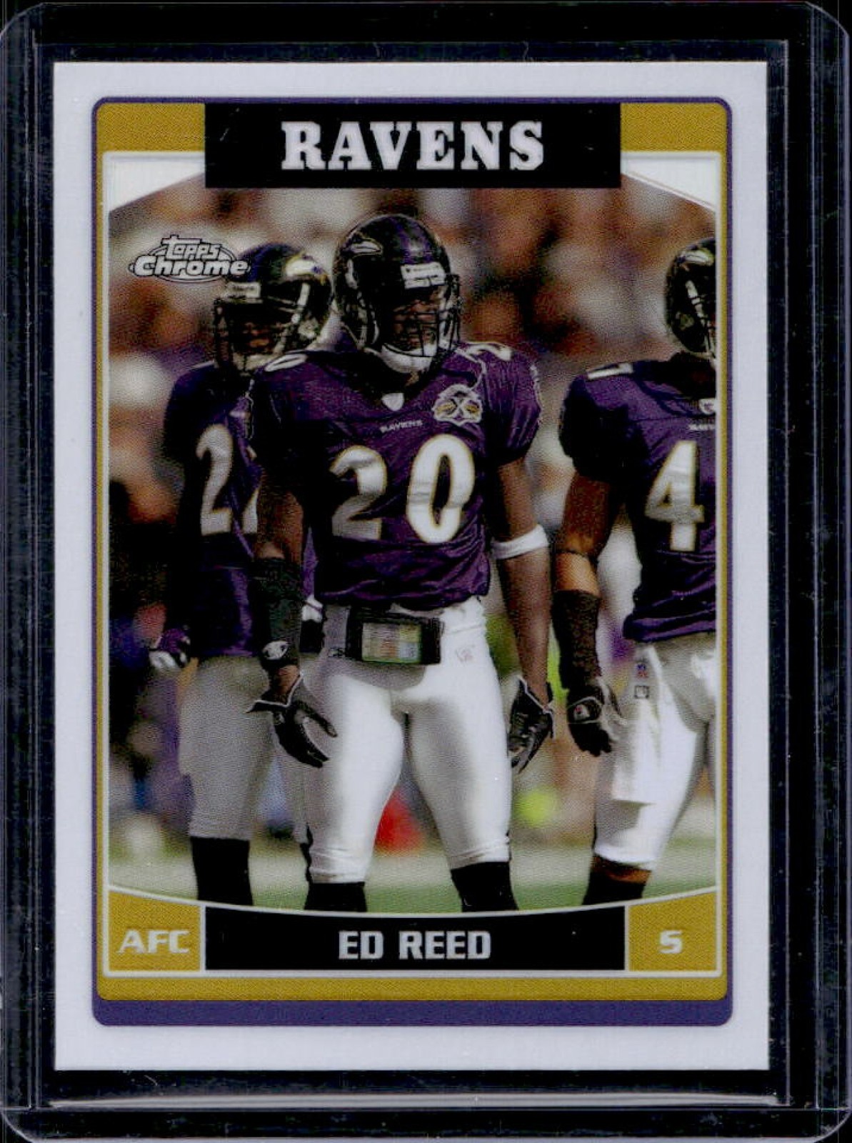 2006 Topps Chrome Ed Reed Refractor #111 Ravens