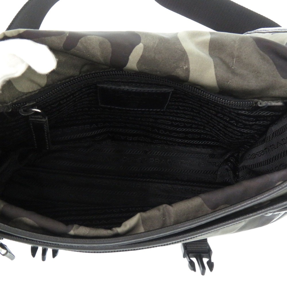 AUTHENTIC PRADA VA0768 Camouflage pattern Messeng… - image 5