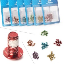 12 pcs M5*10MM MTB Disc Brake Rotor Bolts Mountain Bike Bicycle Screws Set