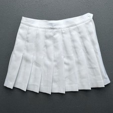 VTG Head Sports Wear White Pleated Tennis Skirt Womens Size 8 Y2K Athletic Mini