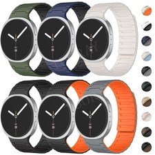Magnetic Silicone Band Strap For Samsung Galaxy Watch 8 Classic 46mm/8 40mm/44mm