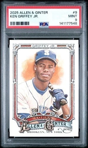 2025 Topps Allen & Ginter - Ken Griffey Jr #9 PSA 9 Mariners