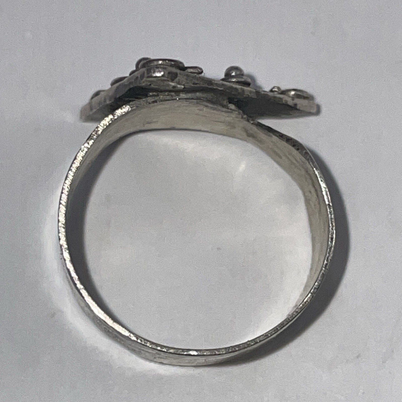 Triangle Silver Work Design Sterling Silver Ring … - image 6