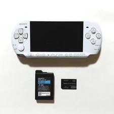 [Working] SONY PSP-3000 Console, Pearl White.  Sony PlayStation Portable