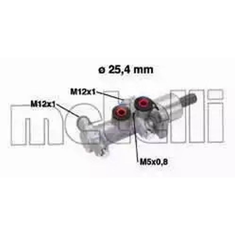 ORIGINAL® Metelli Hauptbremszylinder für Opel VIVARO A Kasten VIVARO A Bus