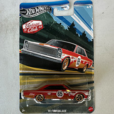 Hot Wheels Silver Series '65 Ford Galaxie Red 1:64 Unopened Box