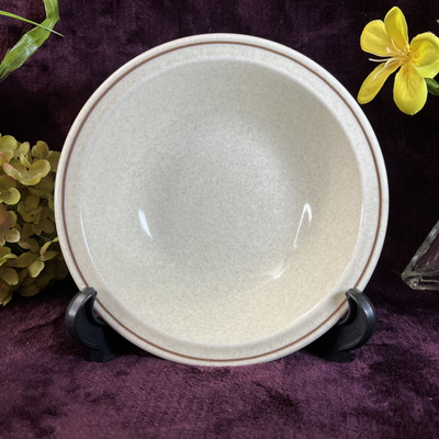 Nikko Stoneware ''Morning Glory'' 7.5  Soup Bowl #650 Discontinued Rare Single