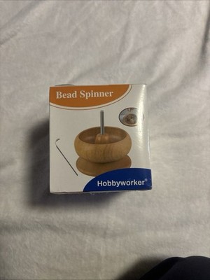 NEW Sealed - Hobbyworker Wooden Bead Spinner w Big Needle