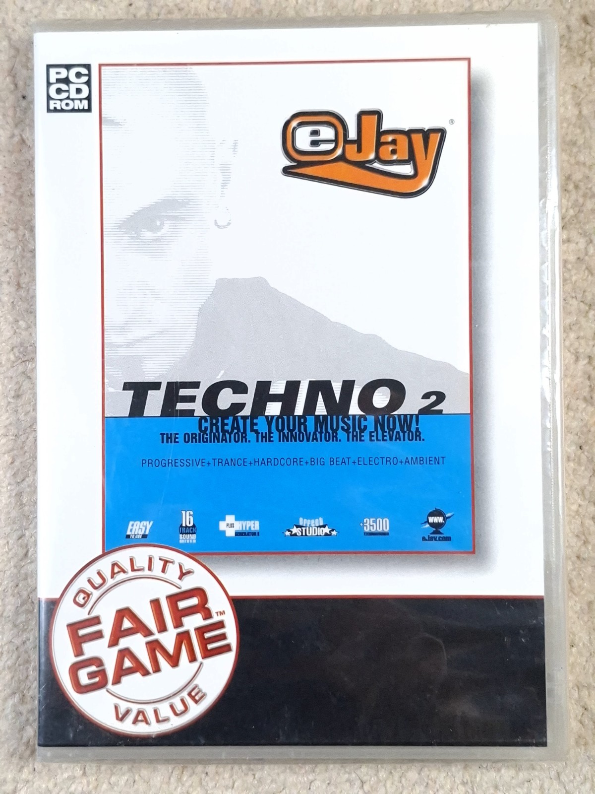 Techno eJay 2 (PC CD ROM, 1999) Vintage DJ Software - New & Sealed