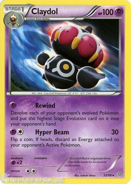Claydol 33/98 :: Ancient Origins :: Rare Mint Pokemon Card