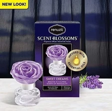 Renuzit Fragrance Diffuser Lavender Scent Blossoms Room Freshener 2 PK