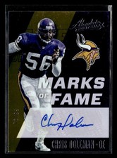 2017 Panini Absolute Chris Doleman Marks of Fame Autograph /99 Vikings UX8053