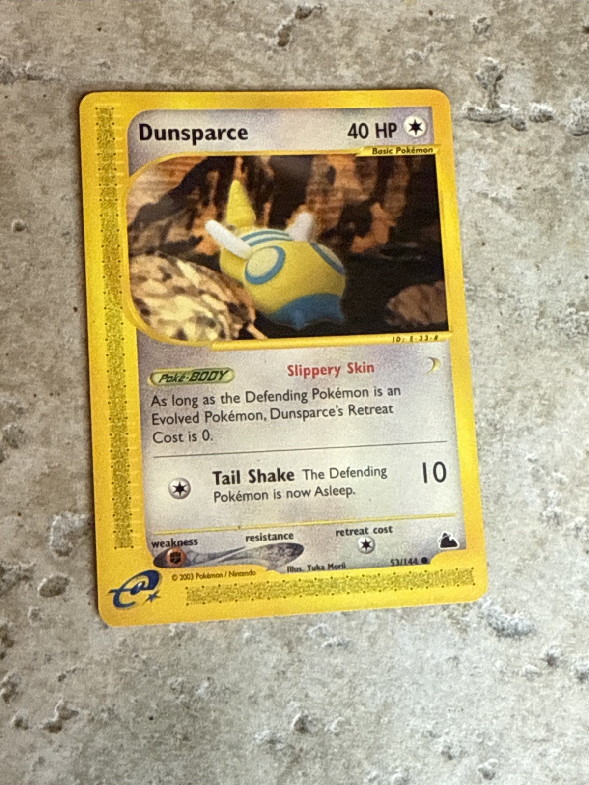 Dunsparce Skyridge 53/144 Pokémon TCG 2003 NM Card