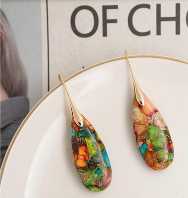 #1Aretes  Femininos Pendientes Joyeria Fina de Moda Para Mujer