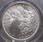 1881 "S" Morgan SILVER Dollar $1 PCGS MS65 #097 OGH Green Gem BU Unc ECC&C, Inc