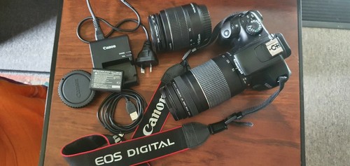 Canon Eos 1100d Camera W 75 300mm Lens 18 55mm Lens Battery Charger Ebay Canon Eos 1100d Camera W 75 300mm Lens 18 55mm Lens Battery Charger Ebay