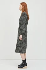A.P.C. Marguerite Belted Floral Print Midi Dress SSENSE Garmentory 36 S $595