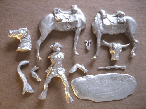 Valiant Miniatures Kit# 9814 - Mounted US Cavalryman - 54mm - Picture 2 of 2