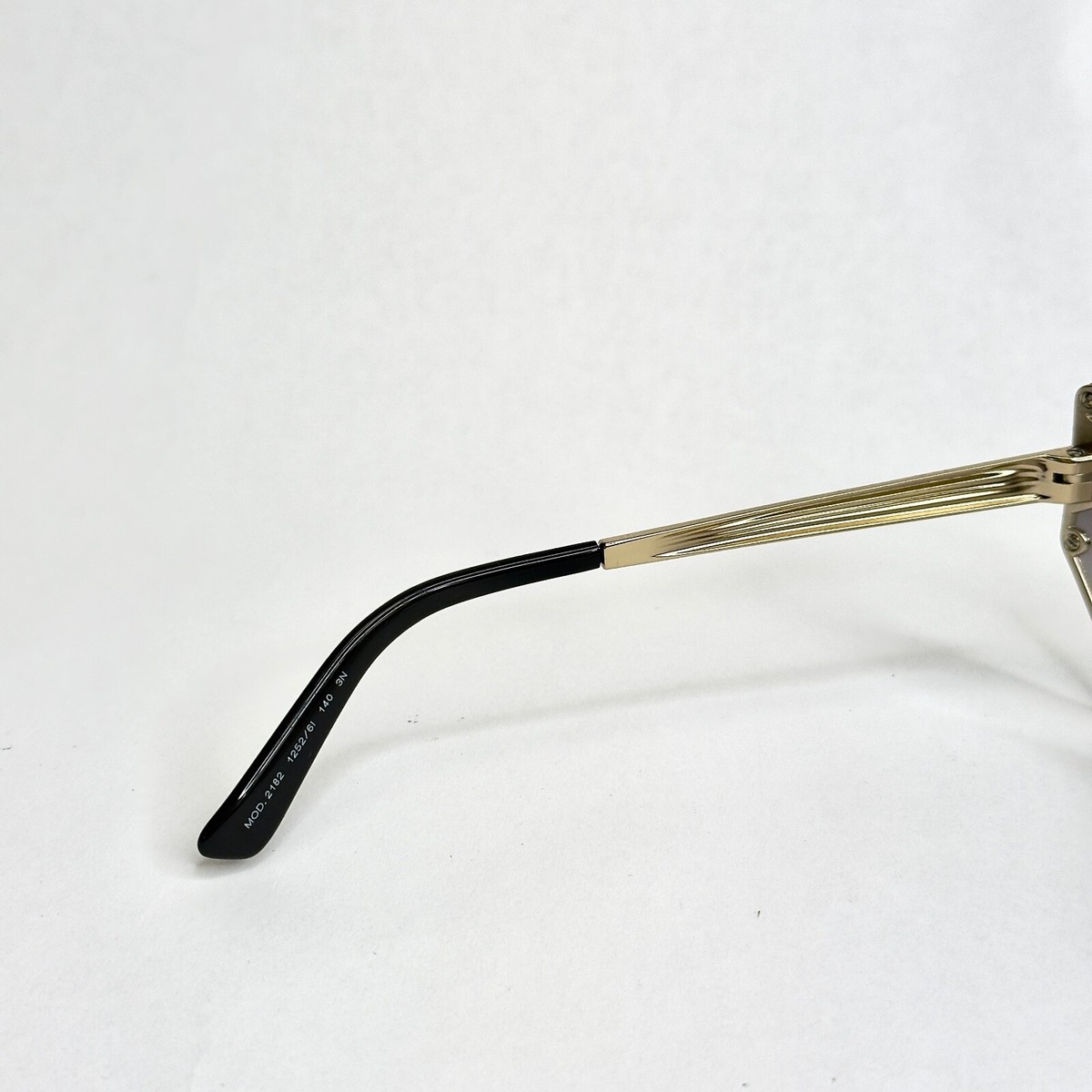 VERSACE GLAM Stud Medusa Head 2182 Gray Mirrored Gold VE2182 