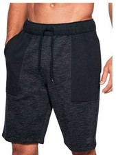 UNDER ARMOUR UA MEN'S BASELINE FLEECE SHORTS S M L XL BLACK NAVY NEW NWT