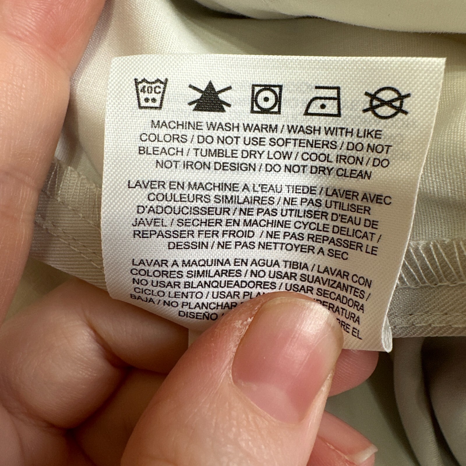 Nike Pants Mens 34 Beige Dri Fit Tour Performance Stretch Golf Golfing