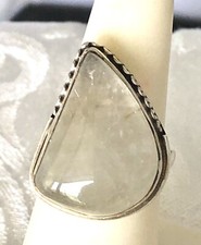 Vintage Rutilated Quartz Sterling Silver Ring