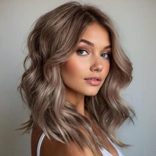 Short Wavy Wigs for Women 13x4 Lace Frontal Human Hair Wig for Women